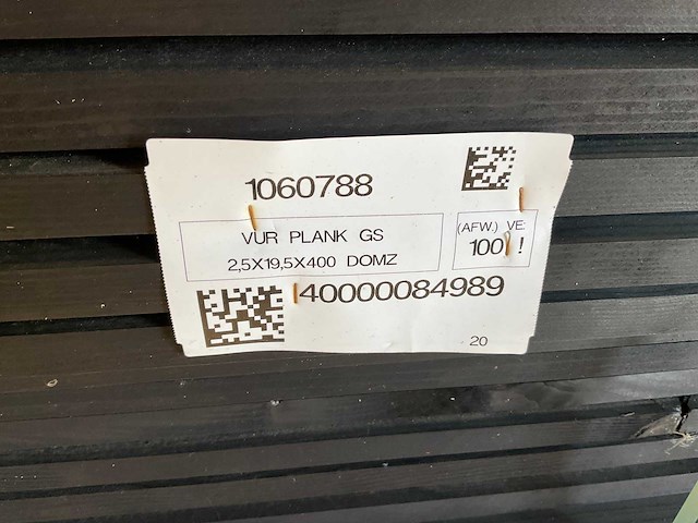 Vuren plank geschaafd zwart geïmpregneerd 400x19,5x2,5 cm (46x) - afbeelding 6 van  7