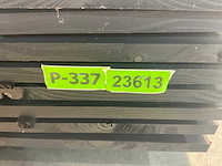 Vuren plank geschaafd zwart geïmpregneerd 400x19,5x2,5 cm (50x) - afbeelding 7 van  7