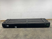 Vuren plank geschaafd zwart geïmpregneerd 400x19,5x2,5 cm (50x) - afbeelding 2 van  2