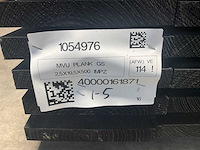 Vuren plank geschaafd zwart geïmpregneerd 500x19,5x2,5 cm (50x) - afbeelding 4 van  5