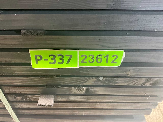 Vuren plank geschaafd zwart geïmpregneerd 500x19,5x2,5 cm (50x) - afbeelding 5 van  5