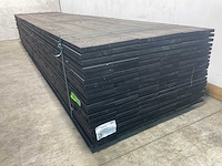 Vuren plank geschaafd zwart geïmpregneerd 500x19,5x2,5 cm (50x) - afbeelding 1 van  6