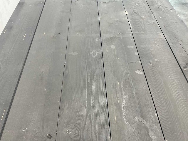 Vuren plank geschaafd zwart geïmpregneerd 500x19,5x2,5 cm (50x) - afbeelding 3 van  6