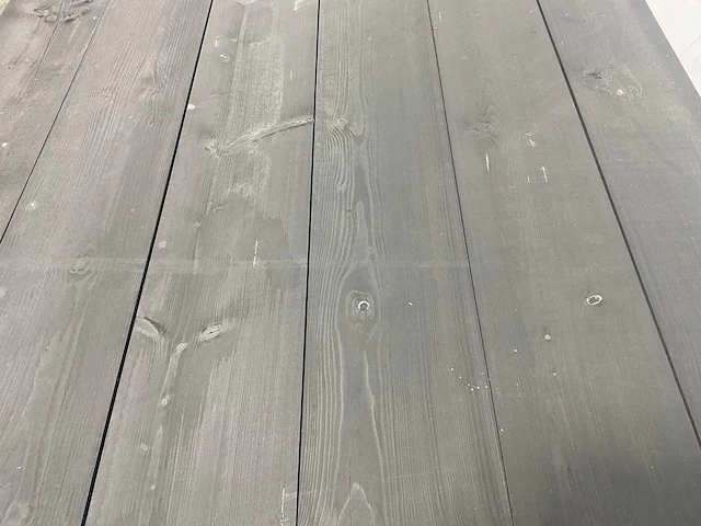 Vuren plank geschaafd zwart geïmpregneerd 500x19,5x2,5 cm (50x) - afbeelding 4 van  8