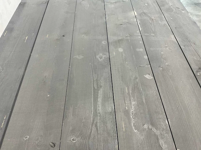 Vuren plank geschaafd zwart geïmpregneerd 500x19,5x2,5 cm (50x) - afbeelding 5 van  8