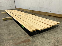 Vuren plank halfhouts rabat 360x14,5x2 cm (5x) - afbeelding 4 van  6