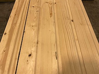 Vuren plank halfhouts rabat 360x14,5x2 cm (5x) - afbeelding 2 van  4