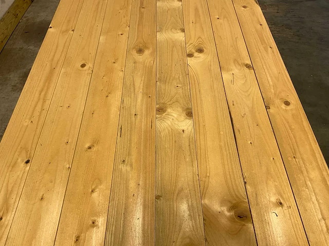 Vuren plank mes- en groef 510x12x2,2 cm (176x) - afbeelding 4 van  7