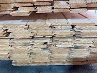 Vuren plank mes- en groef geschaafd 480x9,5x2 cm (132x) - afbeelding 6 van  7