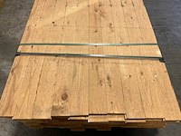 Vuren plank mes-en groef geschaafd 360x9,5x2 cm (96x) - afbeelding 4 van  7