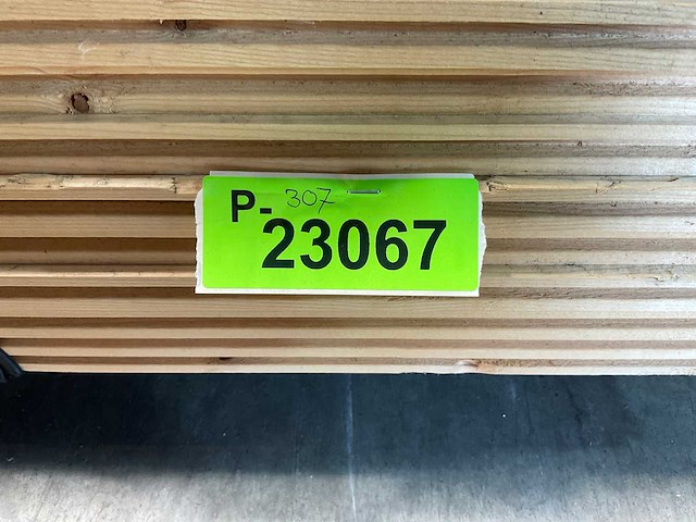 Vuren plank mes-en groef geschaafd 360x9,5x2 cm (96x) - afbeelding 5 van  7