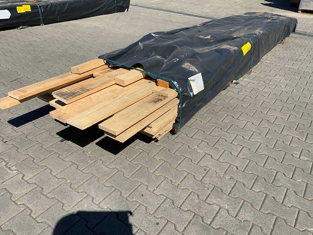Vuren plank mix 3600-5500x120-150x25mm (95x) - afbeelding 1 van  5