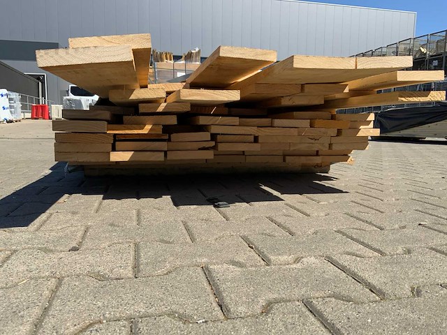 Vuren plank mix 3600-5500x120-150x25mm (95x) - afbeelding 4 van  5