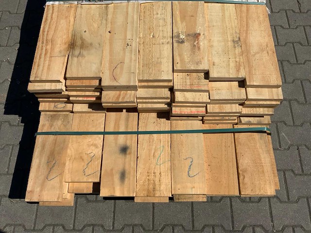 Vuren plank mix 3600/4000x150/155x25mm (91x) - afbeelding 3 van  7