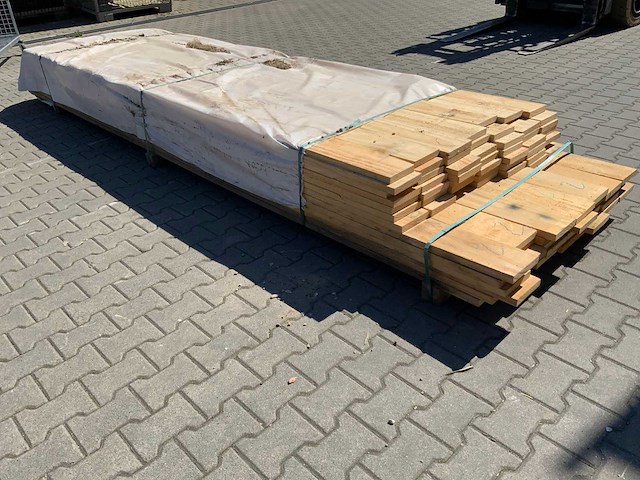 Vuren plank mix 3600/4000x150/155x25mm (91x) - afbeelding 5 van  6