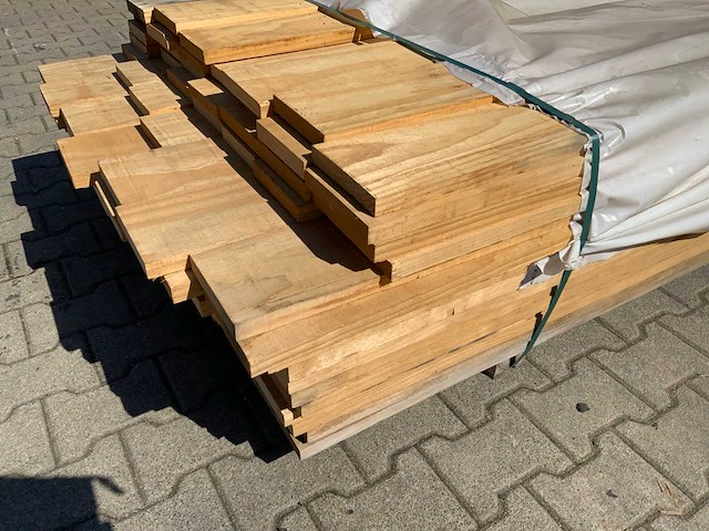 Vuren plank mix 3600x4200x150x25mm (98x) - afbeelding 3 van  7