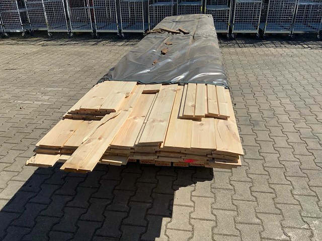 Vuren plank mix 4000/4500x130/150x25mm (144x) - afbeelding 3 van  6