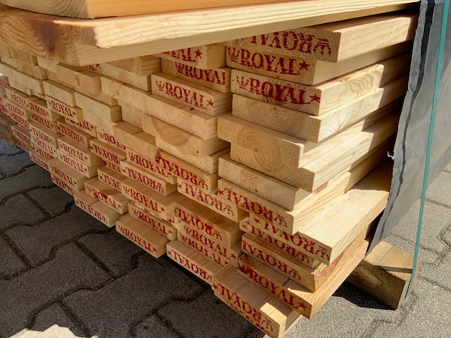 Vuren plank mix 4000/4500x130/150x25mm (144x) - afbeelding 4 van  6