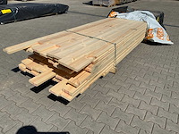 Vuren plank mix 4800-5200x120x25mm (95x) - afbeelding 1 van  7