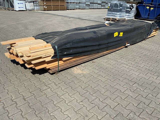 Vuren plank mix 4800-5400mm (130x) - afbeelding 1 van  10