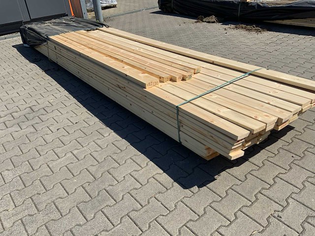 Vuren plank mix 4800-5400x120x25mm (105x) - afbeelding 3 van  6
