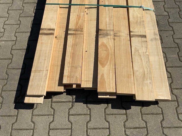 Vuren plank mix pakket 25x130x4880mm (20x) - afbeelding 2 van  5
