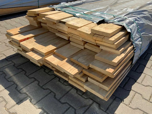 Vuren plank mix pakket 4200-4880mm (80x) - afbeelding 2 van  7