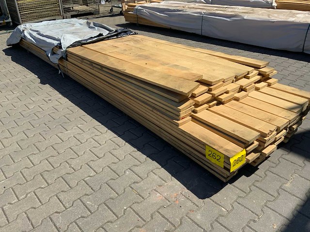 Vuren plank mix pakket tot 4880mm (100x) - afbeelding 1 van  8