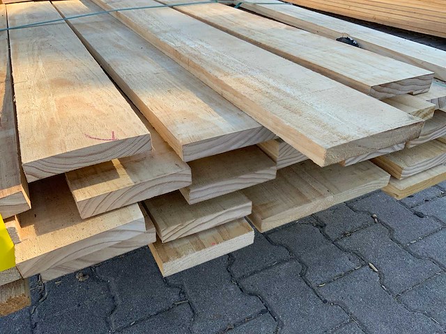 Vuren plank mix pakket tot 4880mm (100x) - afbeelding 6 van  6
