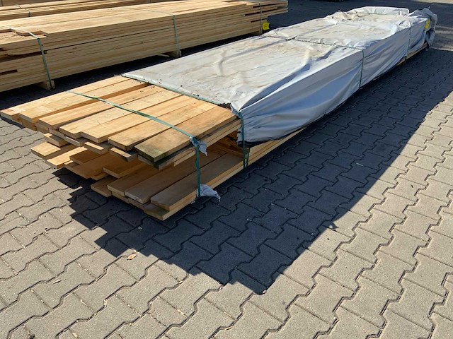 Vuren plank mix pakket tot 4880mm (100x) - afbeelding 1 van  8