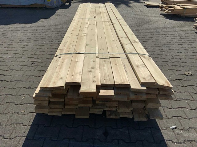 Vuren plank mix pakket tot 4880mm (104x) - afbeelding 3 van  6