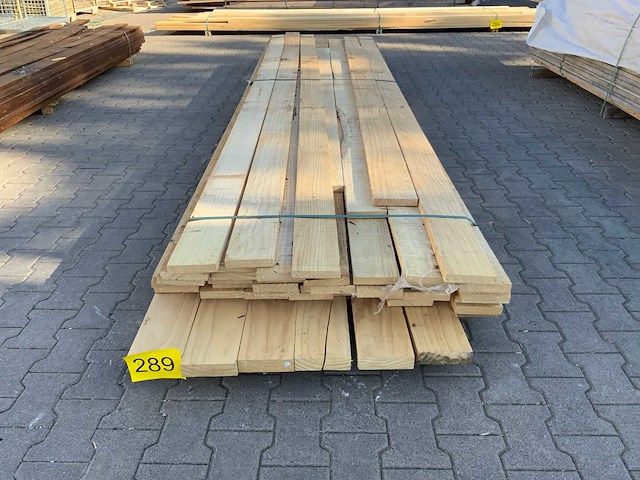 Vuren plank mix pakket tot 4880mm (40x) - afbeelding 2 van  7