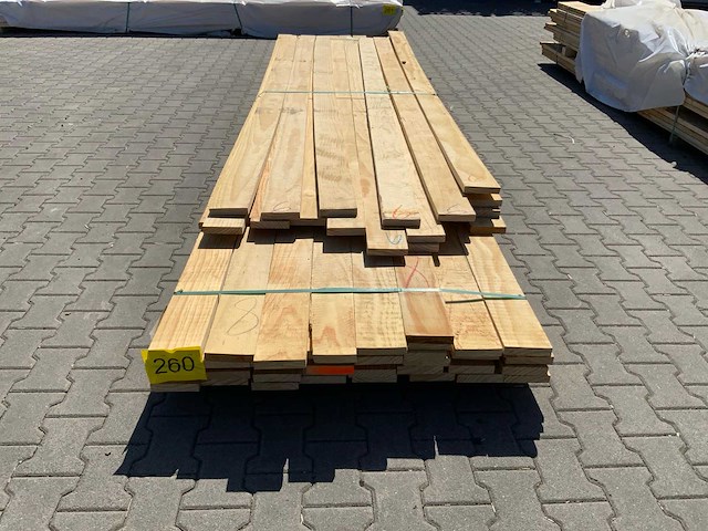 Vuren plank mix pakket tot 4880mm (72x) - afbeelding 3 van  7