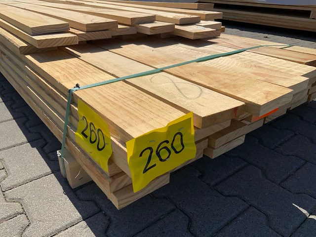 Vuren plank mix pakket tot 4880mm (72x) - afbeelding 5 van  7