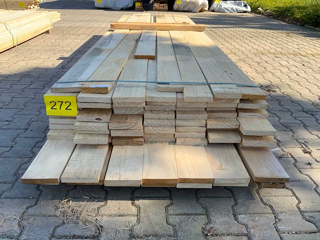 Vuren plank mix pakket tot 4880mm (75x) - afbeelding 1 van  1