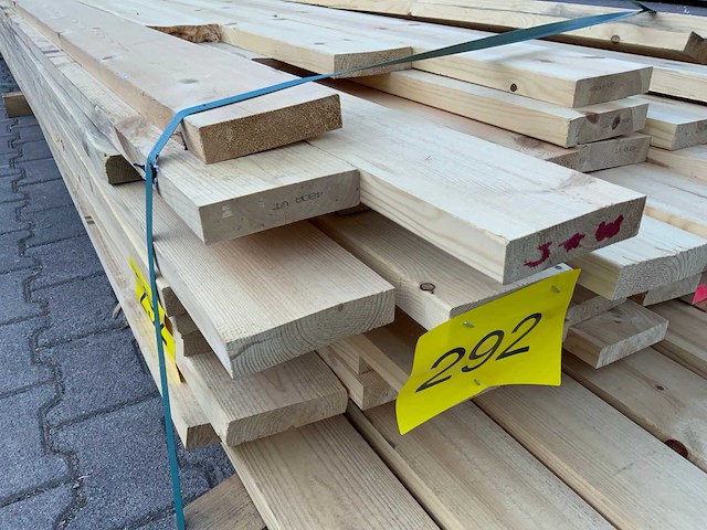 Vuren plank mix pakket tot 4880mm (90x) - afbeelding 3 van  4