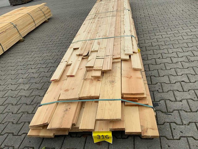 Vuren plank mix pakket tot 5200mm (55x) - afbeelding 2 van  13