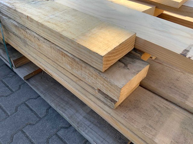 Vuren plank mix pakket tot 5500mm (75x) - afbeelding 2 van  10