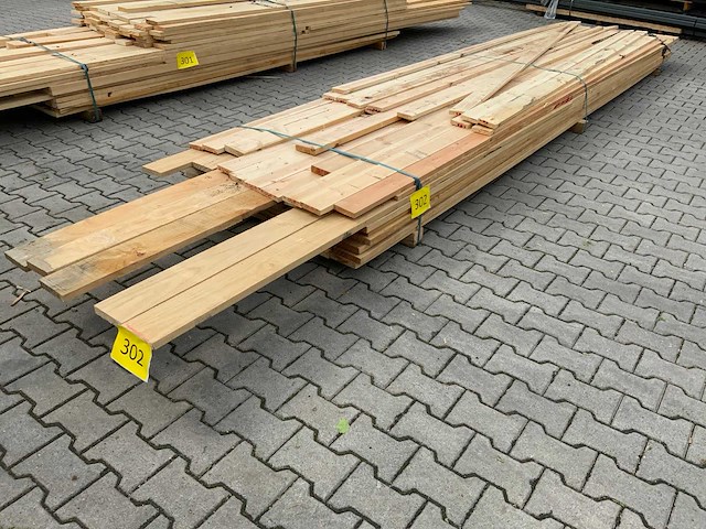 Vuren plank mix pakket tot 6100mm (95x) - afbeelding 1 van  7