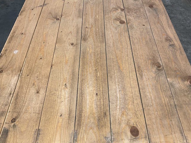 Vuren plank overhangend rabat 480x14,5x2 cm (75x) - afbeelding 3 van  7