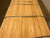 Vuren plank ruw - 240x10,5x2,4 cm (200x) - afbeelding 3 van  6