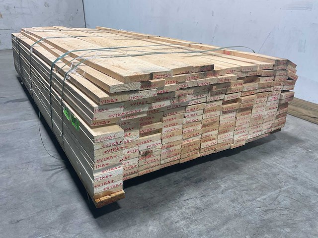 Vuren plank ruw - 240x10x2,2 cm (137x) - afbeelding 4 van  6