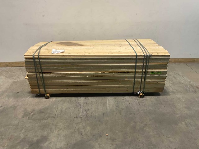 Vuren plank ruw - 240x10x2,2 cm (179x) - afbeelding 2 van  7