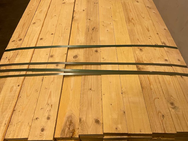 Vuren plank ruw - 240x10x2,2 cm (179x) - afbeelding 4 van  7