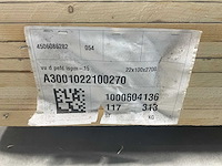 Vuren plank ruw - 270x10x2,2 cm (208x) - afbeelding 8 van  8