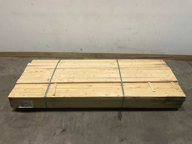 Vuren plank ruw - 270x10x2,2 cm (208x) - afbeelding 2 van  8