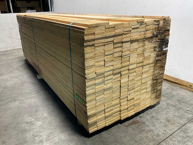 Vuren plank ruw - 360x10x2,2 cm (200x) - afbeelding 1 van  1