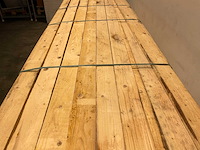 Vuren plank ruw - 390x12,5x2,2 cm (100x) - afbeelding 3 van  8