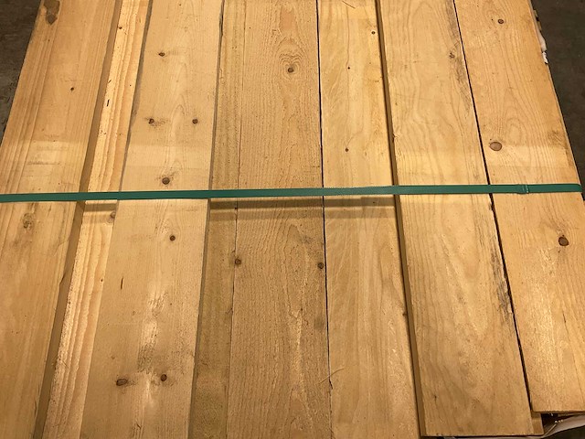 Vuren plank ruw - 390x15x3,2 cm (24x) - afbeelding 4 van  9