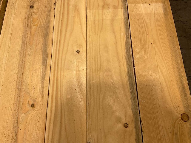 Vuren plank ruw - 390x15x3,2 cm (24x) - afbeelding 3 van  9